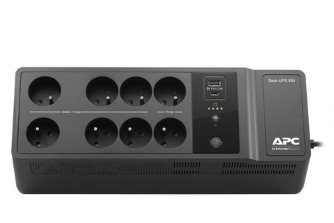 APC Zasilacz BE850G2-CP Back UPS 850VA/520W 6+2xFR, Ładowarka USB A+C APC Zasilacz BE850G2-CP Back UPS 850VA/520W 6+2xFR, Ładowarka USB A+C