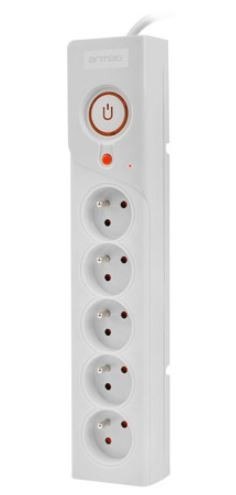 Armac Listwa zasilająca Z5 1.5M 5x230V 10A Z5/15/SZ szara Armac Listwa zasilająca Z5 1.5M 5x230V 10A Z5/15/SZ szara