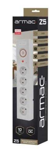 Armac Listwa zasilająca Z5 1.5M 5x230V 10A Z5/15/SZ szara Armac Listwa zasilająca Z5 1.5M 5x230V 10A Z5/15/SZ szara