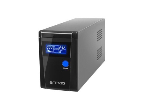 Armac UPS Line-In 850VA Office Pure Sine Wave LCD 2X230v schuko Metalowa obudowa Armac UPS Line-In 850VA Office Pure Sine Wave LCD 2X230v schuko Metalowa obudowa