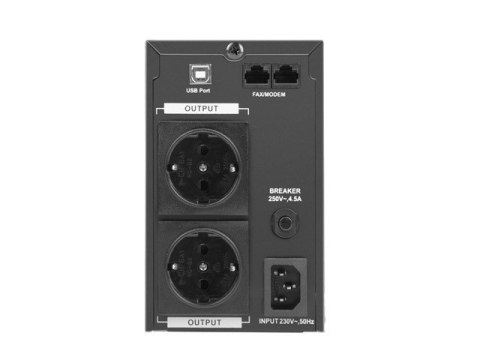 Armac UPS Line-In 850VA Office Pure Sine Wave LCD 2X230v schuko Metalowa obudowa Armac UPS Line-In 850VA Office Pure Sine Wave LCD 2X230v schuko Metalowa obudowa