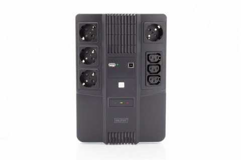Digitus Zasilacz awaryjny UPS Line-Interactive 600VA/360W AVR Digitus Zasilacz awaryjny UPS Line-Interactive 600VA/360W AVR