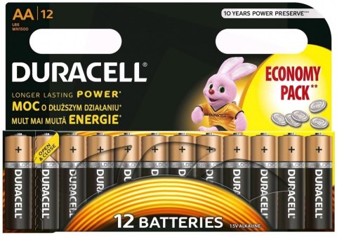 Duracell Baterie Basic AA/LR6 12szt blister Duracell Baterie Basic AA/LR6 12szt blister