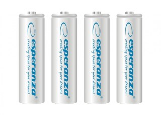 Esperanza Akumulatory NI-MH AA 2000mAh 4szt. białe