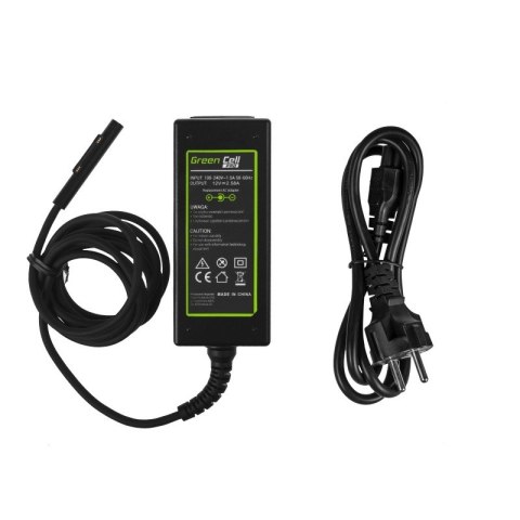 Green Cell Zasilacz PRO 12V 2.58A 36W Magnetic do Surface Pro 3 Green Cell Zasilacz PRO 12V 2.58A 36W Magnetic do Surface Pro 3