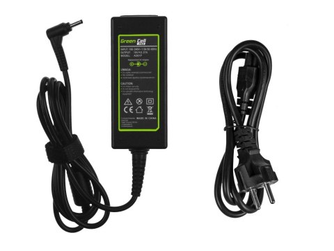 Green Cell Zasilacz PRO 19V 2.37A 45W 3.0-1.1mm do Asus UX21E Green Cell Zasilacz PRO 19V 2.37A 45W 3.0-1.1mm do Asus UX21E