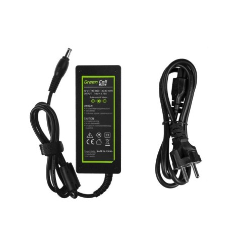 Green Cell Zasilacz PRO 19V 3.16A 60W 5.5-3.0mm do Samsung R519 Green Cell Zasilacz PRO 19V 3.16A 60W 5.5-3.0mm do Samsung R519