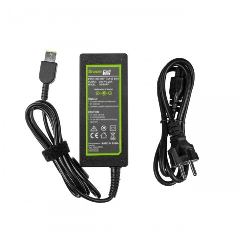 Green Cell Zasilacz PRO 20V 3.25A 65W Slim Tip do Lenovo B50 Green Cell Zasilacz PRO 20V 3.25A 65W Slim Tip do Lenovo B50