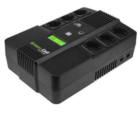 Green Cell Zasilacz awaryjny UPS AiO 600VA 360W Green Cell Zasilacz awaryjny UPS AiO 600VA 360W