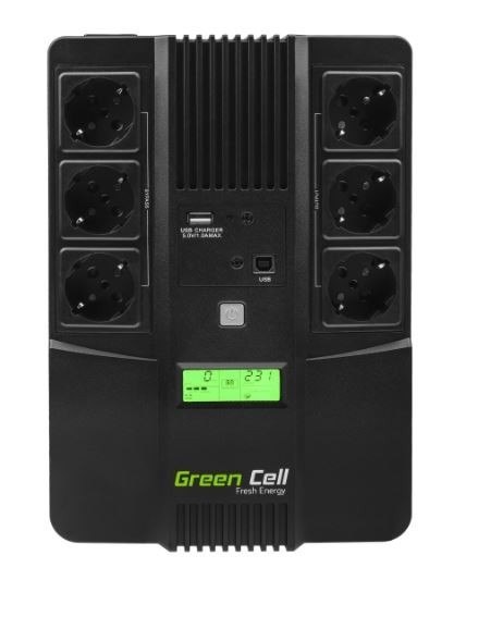Green Cell Zasilacz awaryjny UPS AiO 600VA 360W Green Cell Zasilacz awaryjny UPS AiO 600VA 360W