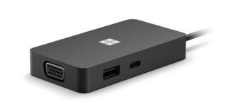 Microsoft USB-C Travel Hub Commercial Black 1E4-00003 Microsoft USB-C Travel Hub Commercial Black 1E4-00003