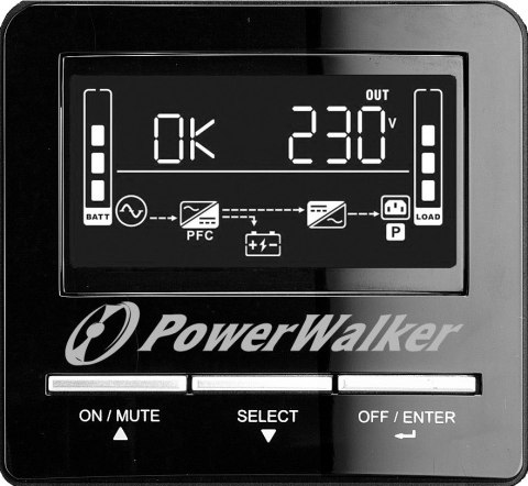 PowerWalker Zasilacz UPS Line-Interactive 2200VA CW FR 3X PL 230V, USB, RRS-232, LCD, EPO PowerWalker Zasilacz UPS Line-Interactive 2200VA CW FR 3X PL 230V, USB, RRS-232, LCD, EPO