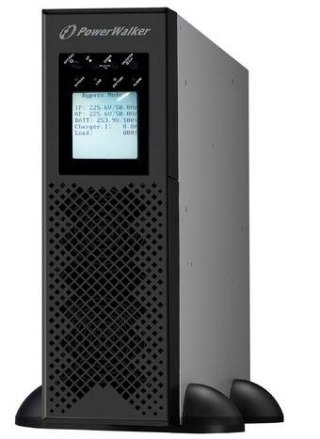 PowerWalker Zasilacz UPS RACK 19 ON-LINE 3/3 FAZY 10 KVA CPH TERMINAL IN/OUT, USB/RS-232, EPO, LCD, BRAK AKU