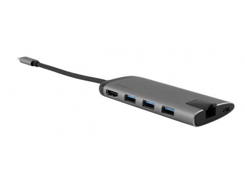 Verbatim Multi Port USB-C 3.1, 3x USB 3.0, HDMI 4K, type-c, RJ-45, SD/micro SD Verbatim Multi Port USB-C 3.1, 3x USB 3.0, HDMI 4K, type-c, RJ-45, SD/micro SD