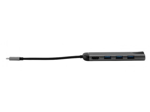 Verbatim Multi Port USB-C 3.1, 3x USB 3.0, HDMI 4K, type-c, RJ-45, SD/micro SD Verbatim Multi Port USB-C 3.1, 3x USB 3.0, HDMI 4K, type-c, RJ-45, SD/micro SD