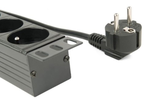 Gembird Listwa zasilająca rack (PDU), 8 gniazd FR, 1U, 16A, wtyk Schuko 3m Gembird Listwa zasilająca rack (PDU), 8 gniazd FR, 1U, 16A, wtyk Schuko 3m