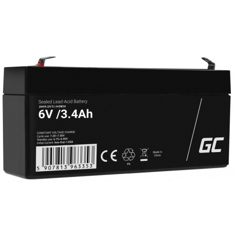 Green Cell Akumulator AGM VRLA 6V 3.4Ah Green Cell Akumulator AGM VRLA 6V 3.4Ah