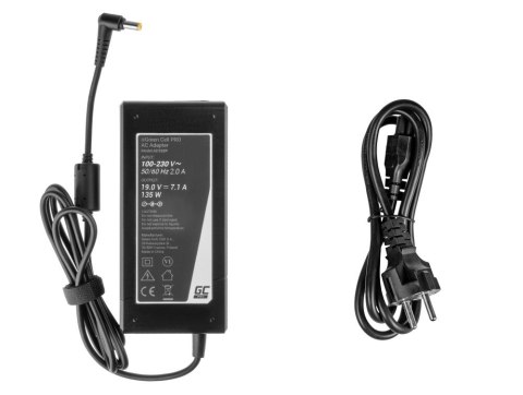 Green Cell Zasilacz PRO 19V 7.1A 130W do Acer Nitro V15 Green Cell Zasilacz PRO 19V 7.1A 130W do Acer Nitro V15