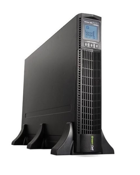 Green Cell Zasilacz awaryjny UPS do szafy rack RTII 1000VA 900W z LCD Green Cell Zasilacz awaryjny UPS do szafy rack RTII 1000VA 900W z LCD