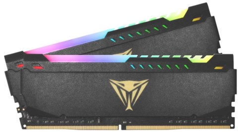 Patriot Pamięć DDR4 Viper RGB LED 16GB/3200(2*8GB) Black CL19 Patriot Pamięć DDR4 Viper RGB LED 16GB/3200(2*8GB) Black CL19