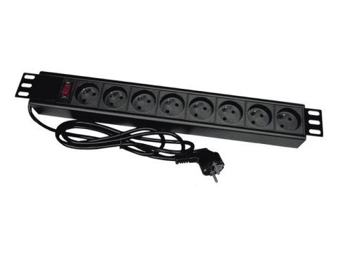 ALANTEC Listwa zasilająca 19" 8xCEE 7/5 wtyk CEE 7/7 ALANTEC Listwa zasilająca 19" 8xCEE 7/5 wtyk CEE 7/7