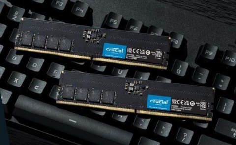 Crucial Pamięć DDR5 32GB/4800 CL40 (16Gbit) Crucial Pamięć DDR5 32GB/4800 CL40 (16Gbit)