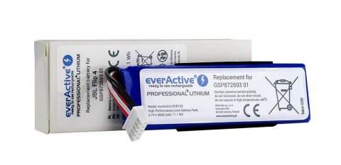 EverActive Akumulator do głośnika JBL FLIP 4 EVB102 3000 mAh EverActive Akumulator do głośnika JBL FLIP 4 EVB102 3000 mAh