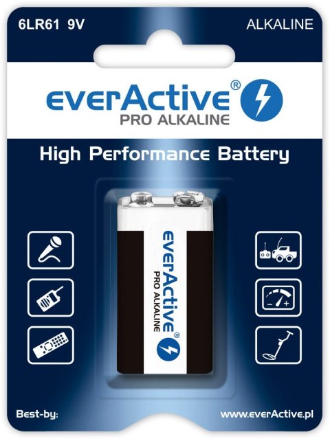 EverActive Bateria R9/6LR61 9V blister 1 szt. EverActive Bateria R9/6LR61 9V blister 1 szt.