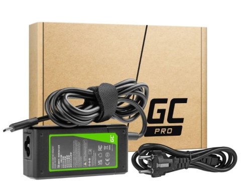 Green Cell Zasilacz GC USB-C 45W 5V-9V-12V-15V/3A, 20V/2.25A Power Delivery Green Cell Zasilacz GC USB-C 45W 5V-9V-12V-15V/3A, 20V/2.25A Power Delivery