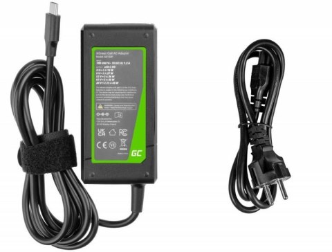 Green Cell Zasilacz GC USB-C 45W 5V-9V-12V-15V/3A, 20V/2.25A Power Delivery Green Cell Zasilacz GC USB-C 45W 5V-9V-12V-15V/3A, 20V/2.25A Power Delivery
