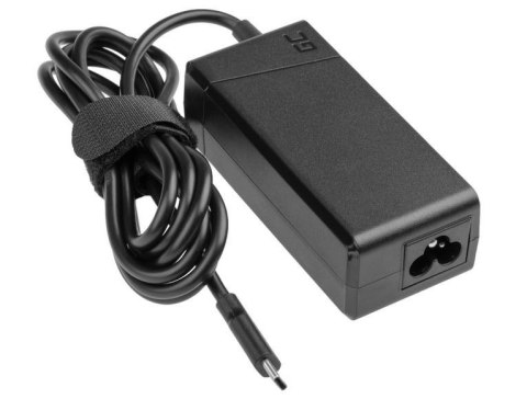 Green Cell Zasilacz GC USB-C 45W 5V-9V-12V-15V/3A, 20V/2.25A Power Delivery Green Cell Zasilacz GC USB-C 45W 5V-9V-12V-15V/3A, 20V/2.25A Power Delivery