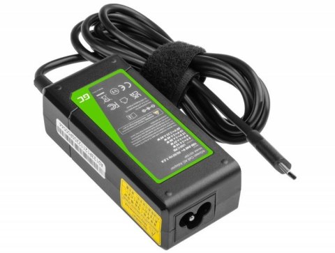 Green Cell Zasilacz GC USB-C 45W 5V-9V-12V-15V/3A, 20V/2.25A Power Delivery Green Cell Zasilacz GC USB-C 45W 5V-9V-12V-15V/3A, 20V/2.25A Power Delivery