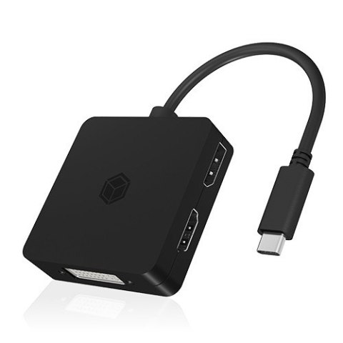 IcyBox Adapter video IB-DK1104-C 4w1 USB TYPE-C IcyBox Adapter video IB-DK1104-C 4w1 USB TYPE-C