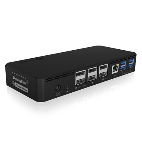 IcyBox Stacja dokująca IB-DK2254AC 11w1,3xHDMI,PD 100 Watt IcyBox Stacja dokująca IB-DK2254AC 11w1,3xHDMI,PD 100 Watt