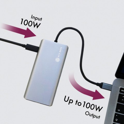 IcyBox Stacja dokująca IB-DK4070-CPD 12w1,2xHDMI,AUDIO,CR,VGA IcyBox Stacja dokująca IB-DK4070-CPD 12w1,2xHDMI,AUDIO,CR,VGA