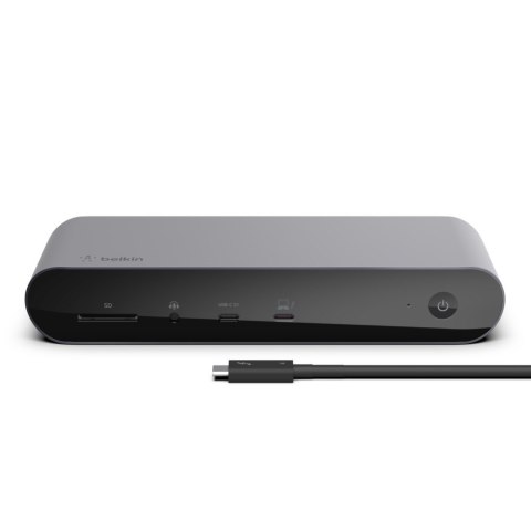 Belkin Stacja dokująca Thunderbolt 4 8K USB/C USB/A HDMI SD GbE Mac/PC Stacja dokujaca Belkin Stacja dokująca Thunderbolt 4 8K USB/C USB/A HDMI SD GbE Mac/PC Stacja dokujaca