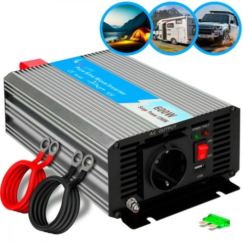 Extralink Przetwornica napięcia OPIP-600W