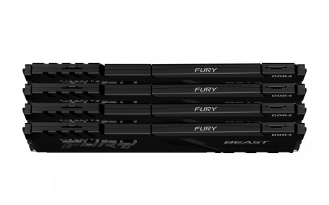 Kingston Pamięć DDR4 Fury Beast 32GB(4*8GB)/3200 CL16 Kingston Pamięć DDR4 Fury Beast 32GB(4*8GB)/3200 CL16