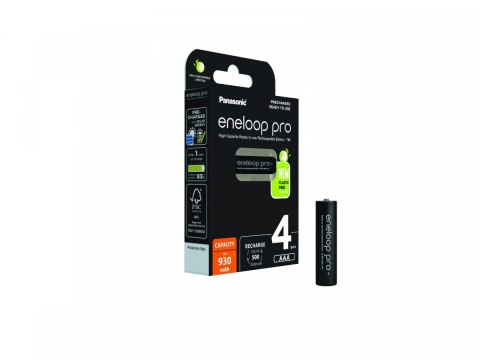 Panasonic Eneloop PRO akumulator AAA 930 mAh 4 sztuki Panasonic Eneloop PRO akumulator AAA 930 mAh 4 sztuki