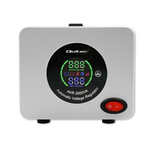 Qoltec Automatyczny stabilizator napięcia AVR 2000VA Qoltec Automatyczny stabilizator napięcia AVR 2000VA