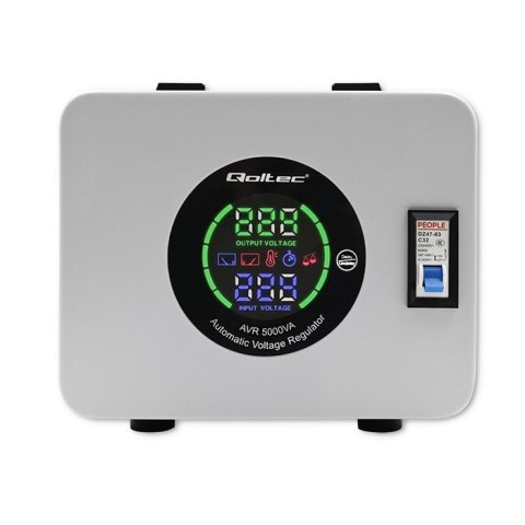 Qoltec Automatyczny stabilizator napięcia AVR 5000VA Qoltec Automatyczny stabilizator napięcia AVR 5000VA