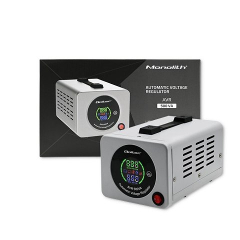 Qoltec Automatyczny stabilizator napięcia AVR 500VA Qoltec Automatyczny stabilizator napięcia AVR 500VA