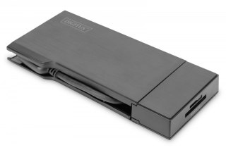 Digitus Stacja dokująca USB 3.0 Typ A, 7-portów, 4K 30Hz, HDMI, VGA, 2x USB 3.0, SD microSD, RJ45