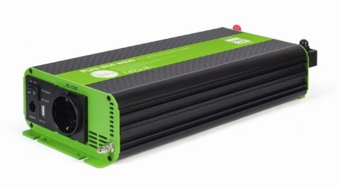Gembird Przetwornica 12V/230V 1000W/2000W czysty sinus Gembird Przetwornica 12V/230V 1000W/2000W czysty sinus