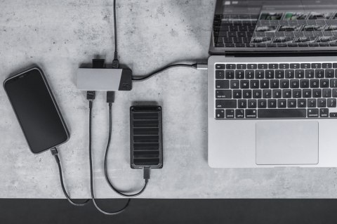 Green Cell Hub adapter USB-C Connect 3xUSB 3.1 HDMI 4K 60Hz USB-C PD 85W Green Cell Hub adapter USB-C Connect 3xUSB 3.1 HDMI 4K 60Hz USB-C PD 85W