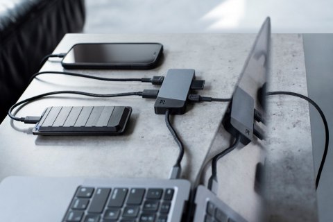 Green Cell Hub adapter USB-C Connect 3xUSB 3.1 HDMI 4K 60Hz USB-C PD 85W Green Cell Hub adapter USB-C Connect 3xUSB 3.1 HDMI 4K 60Hz USB-C PD 85W