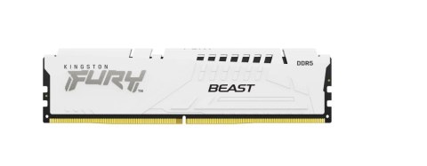 Kingston Pamięć DDR5 Fury Beast 64GB(2*32GB)/5200 CL36 biała Kingston Pamięć DDR5 Fury Beast 64GB(2*32GB)/5200 CL36 biała