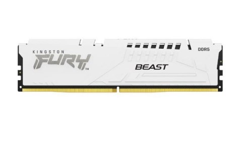 Kingston Pamięć DDR5 Fury Beast 64GB(2*32GB)/5600Mhz CL36 biała Kingston Pamięć DDR5 Fury Beast 64GB(2*32GB)/5600Mhz CL36 biała