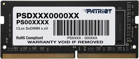 Patriot Pamięć do notebooka DDR4 Signature 16GB/2400 CL17 SODIMM Patriot Pamięć do notebooka DDR4 Signature 16GB/2400 CL17 SODIMM