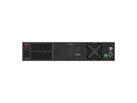 PowerWalker Zasilacz awaryjny UPS Line-interactive 1000VA 8xIEC C13 USB-B EPO LCD 2U PowerWalker Zasilacz awaryjny UPS Line-interactive 1000VA 8xIEC C13 USB-B EPO LCD 2U
